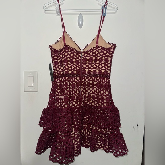 Nwt Beauty and Lace Plum Purple Crochet Lace Mini Dress
Lulus Sz M - Picture 4 of 6